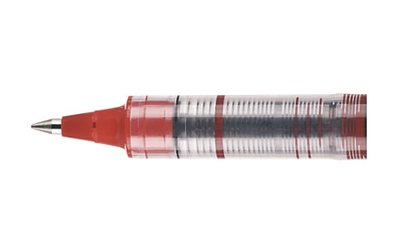 Uni-Ball Eye Micro ECO – Tintenroller, dokumentenecht, mit Kappe, 0,2 mm, rot