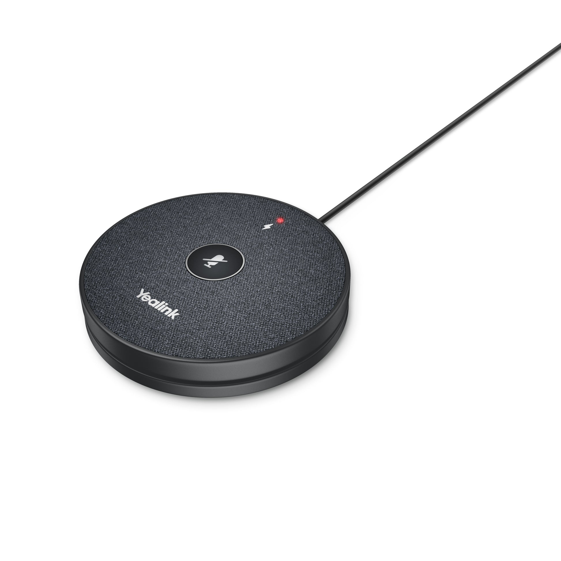 Yealink VCM36-W Paket – Konferenzmikrofon, Funk & USB, Kugel, für Microsoft & Google, schwarz
