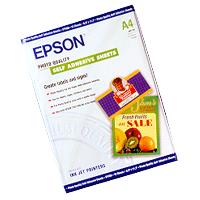 Epson Fotopapier – A4, 167 g/m², 10 Blatt, selbstklebend, für Inkjet