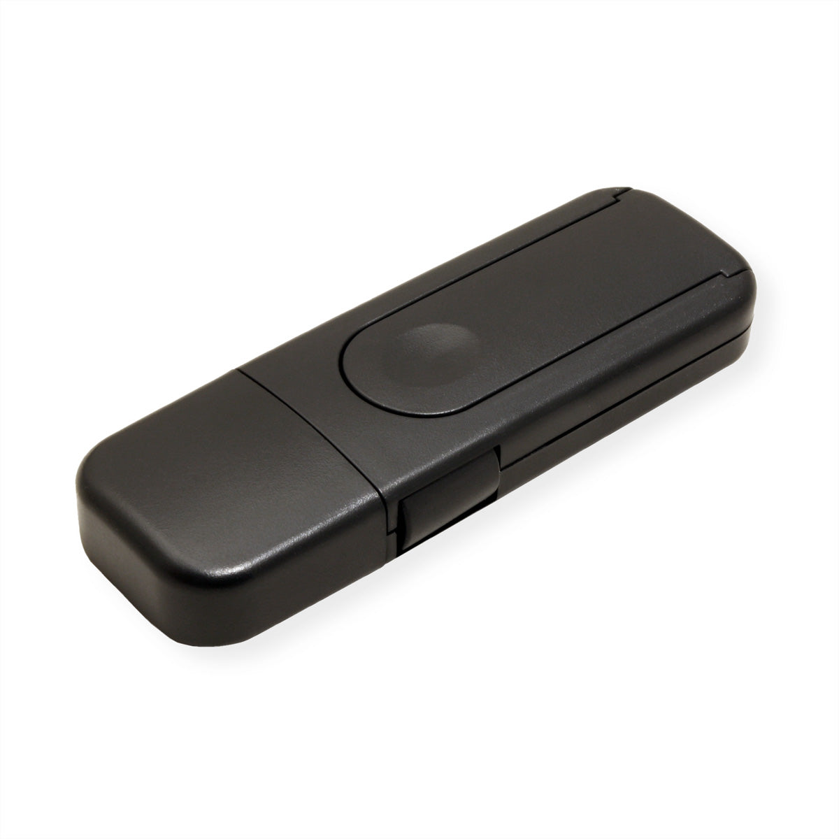 ROLINE USB-Portblocker – Kunststoff, Schwarz – Set mit 4 Schlössern und 1 Schlüssel – für USB Typ-A