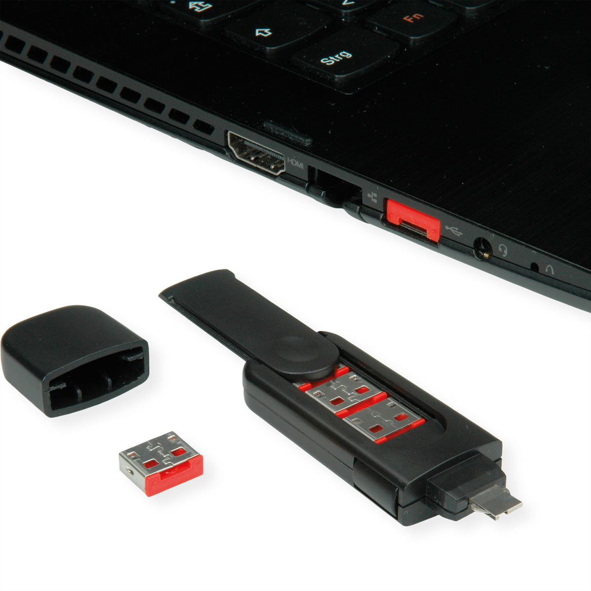 ROLINE Abdeckungsschutz für USB – USB-A (Buchse) – Grau – für USB Typ A – 10er-Set