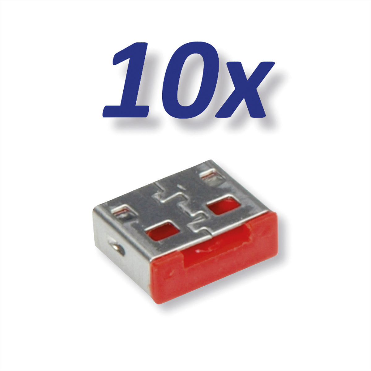 ROLINE Abdeckungsschutz für USB – USB-A (Buchse) – Grau – für USB Typ A – 10er-Set
