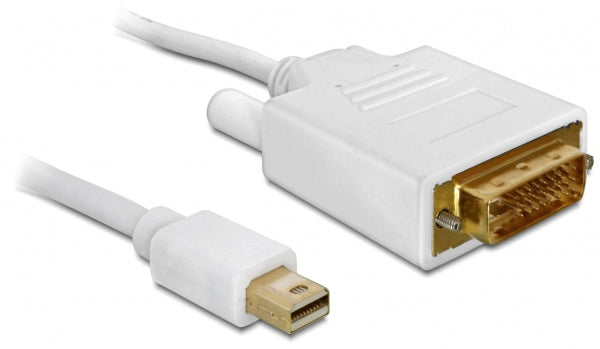 DeLOCK Mini-DisplayPort auf DVI-D Kabel DP 1.1 – 2 m – Weiss