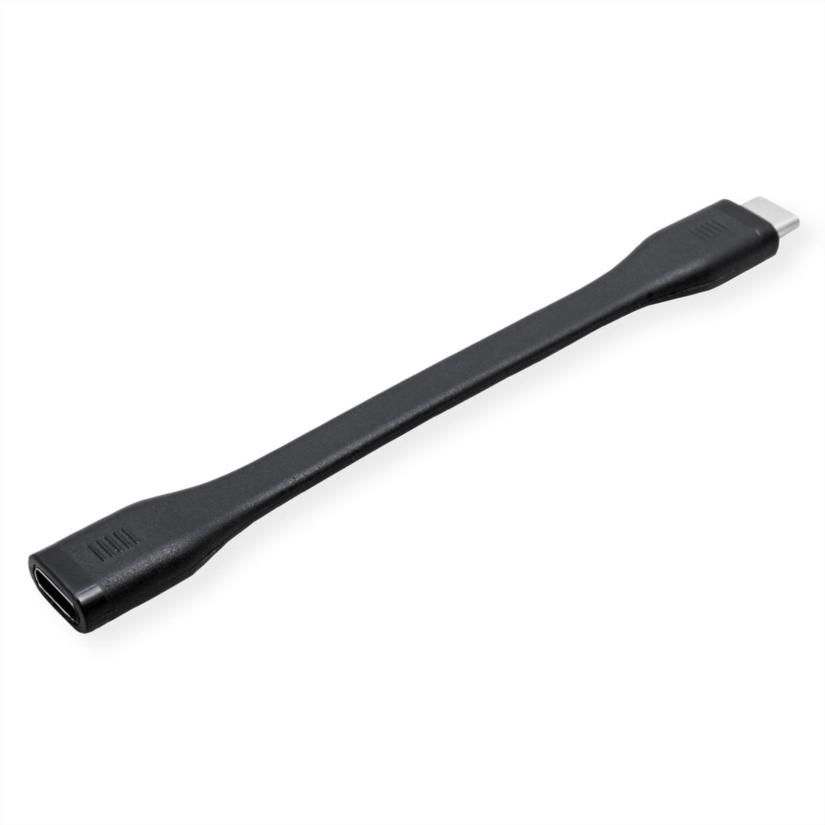 ROLINE USB-C Verlängerungskabel (Stecker auf Buchse) – USB4 40 Gbit/s – 0,12 m – PD 100 W – für MacBook