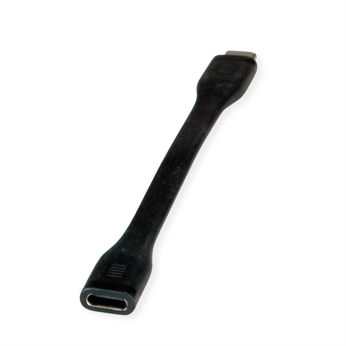 ROLINE USB-C Verlängerungskabel (Stecker auf Buchse) – USB4 40 Gbit/s – 0,12 m – PD 100 W – für MacBook