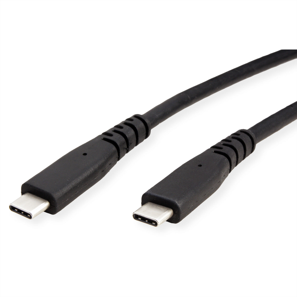 ROLINE USB-C auf USB-C Kabel – USB4 40 Gbit/s – 3 m – PD 240 W – Geschirmt, vergoldete Kontakte – Schwarz