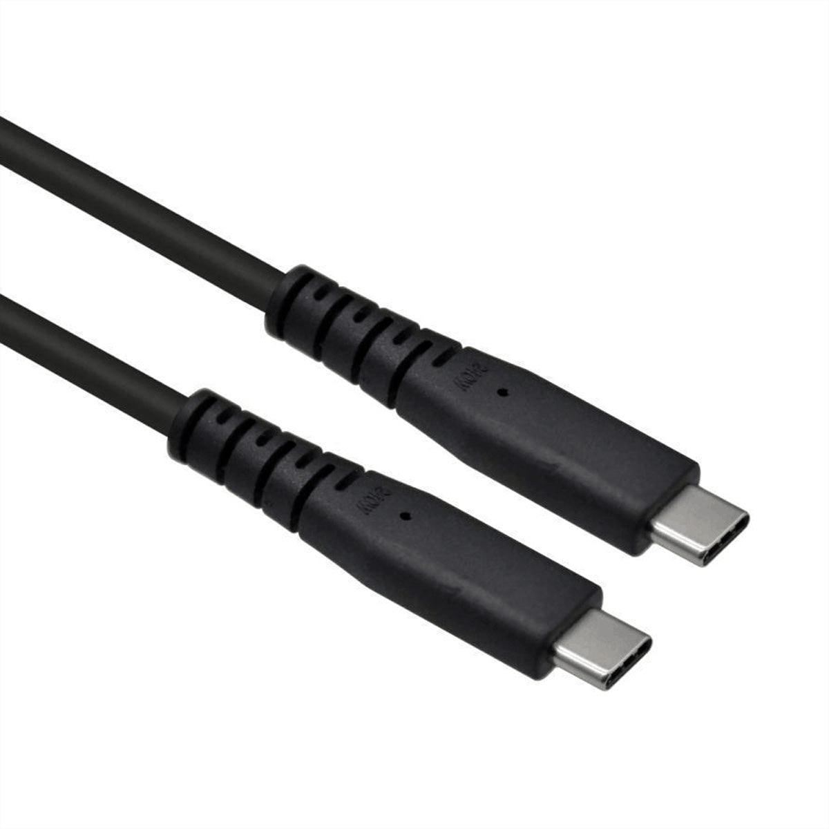 ROLINE USB-C auf USB-C Kabel – USB4 80 Gbit/s – 1 m – PD 240 W – Geschirmt, Vergoldete Kontakte – Schwarz