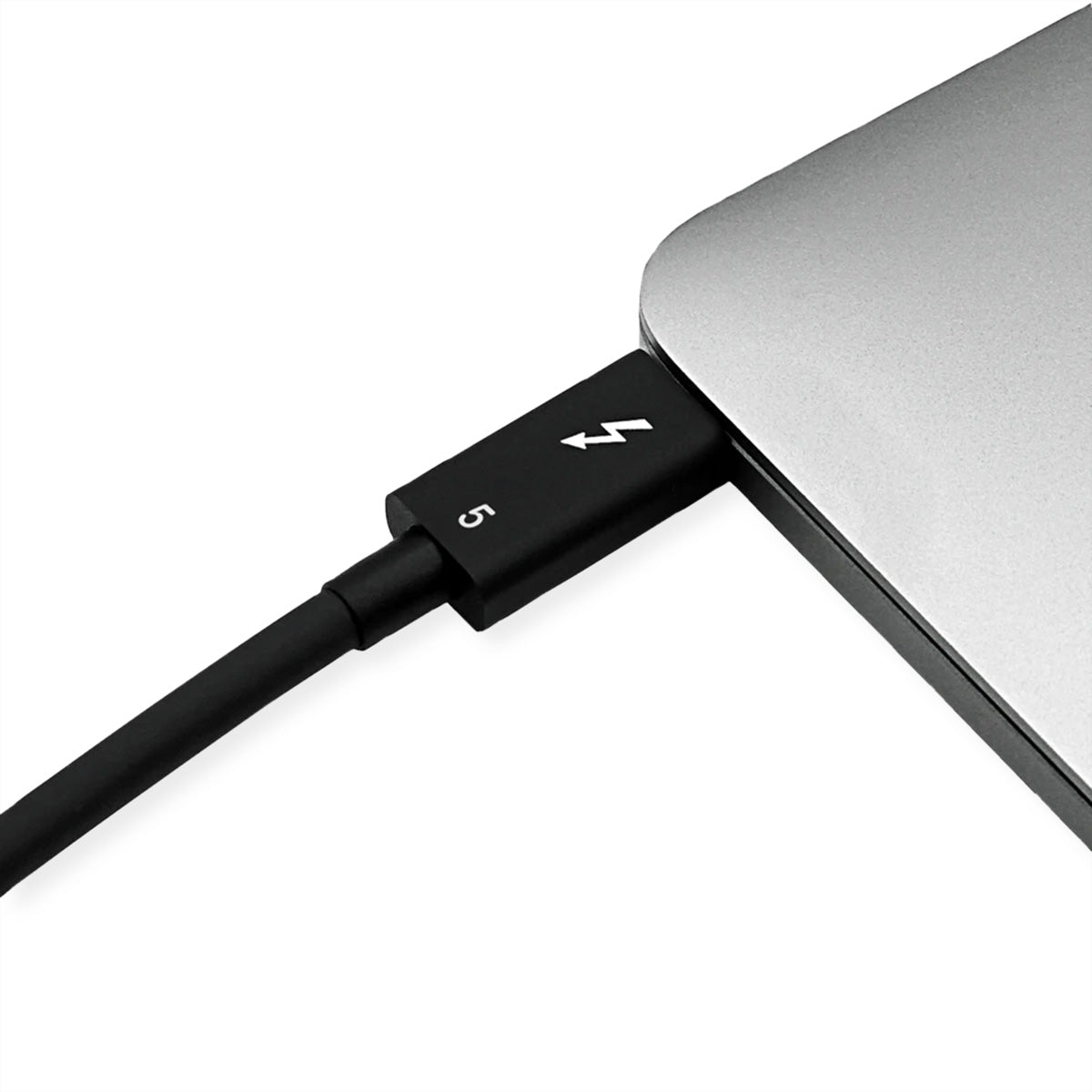 ROLINE Thunderbolt 5 (USB-C) Kabel – 80 Gbit/s – 1 m – PD 240 W – Passiv, Geschirmt – Schwarz