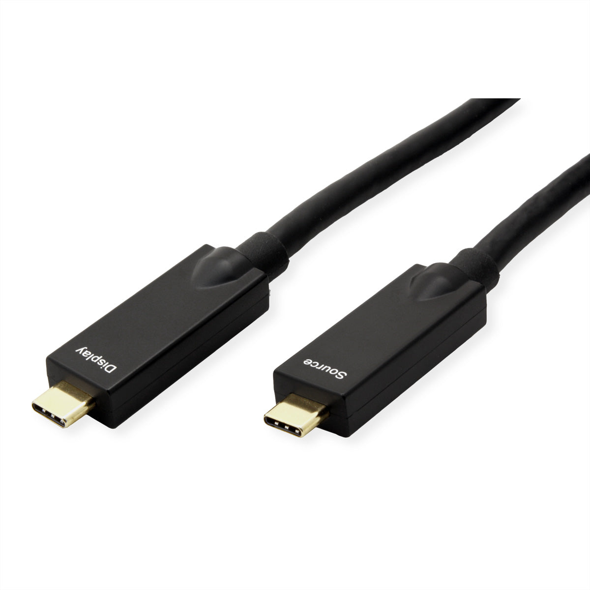 ROLINE USB-C Verlängerungskabel (Stecker auf Buchse) – USB 3.2 Gen 2 (10 Gbit/s) – 15 m – PD 60 W – aktiv/OP