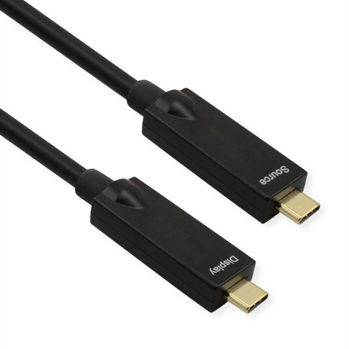 ROLINE USB-C Verlängerungskabel (Stecker auf Buchse) – USB 3.2 Gen 2 (10 Gbit/s) – 15 m – PD 60 W – aktiv/OP