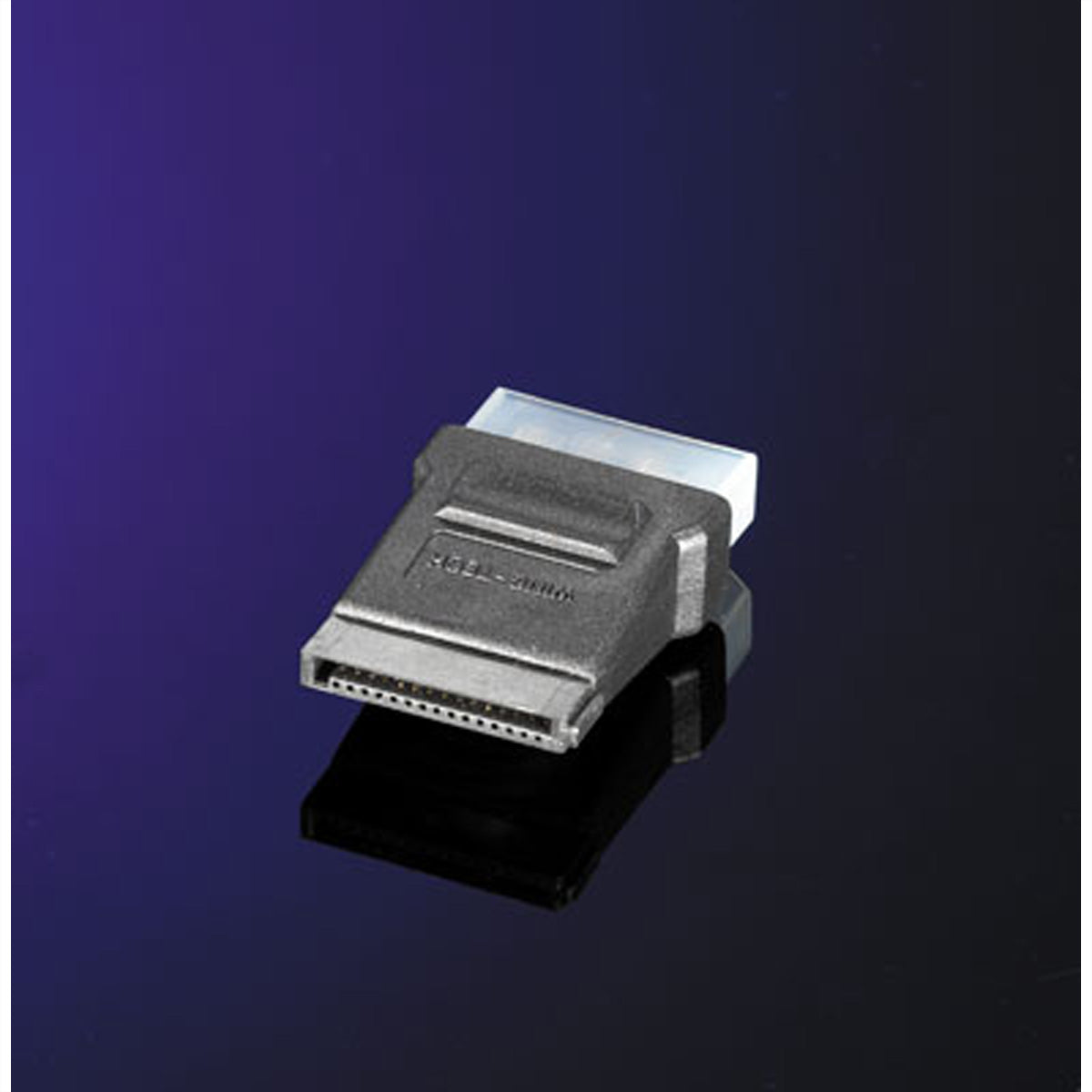 ROLINE Adapter Molex 4-polig zu SATA 15-polig (Power) – 3,9 cm – Schwarz