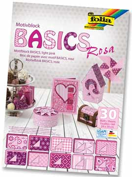 Folia Skizzenblock – 24 × 34 cm – 270 g/m² – 30 Blatt, Rosa