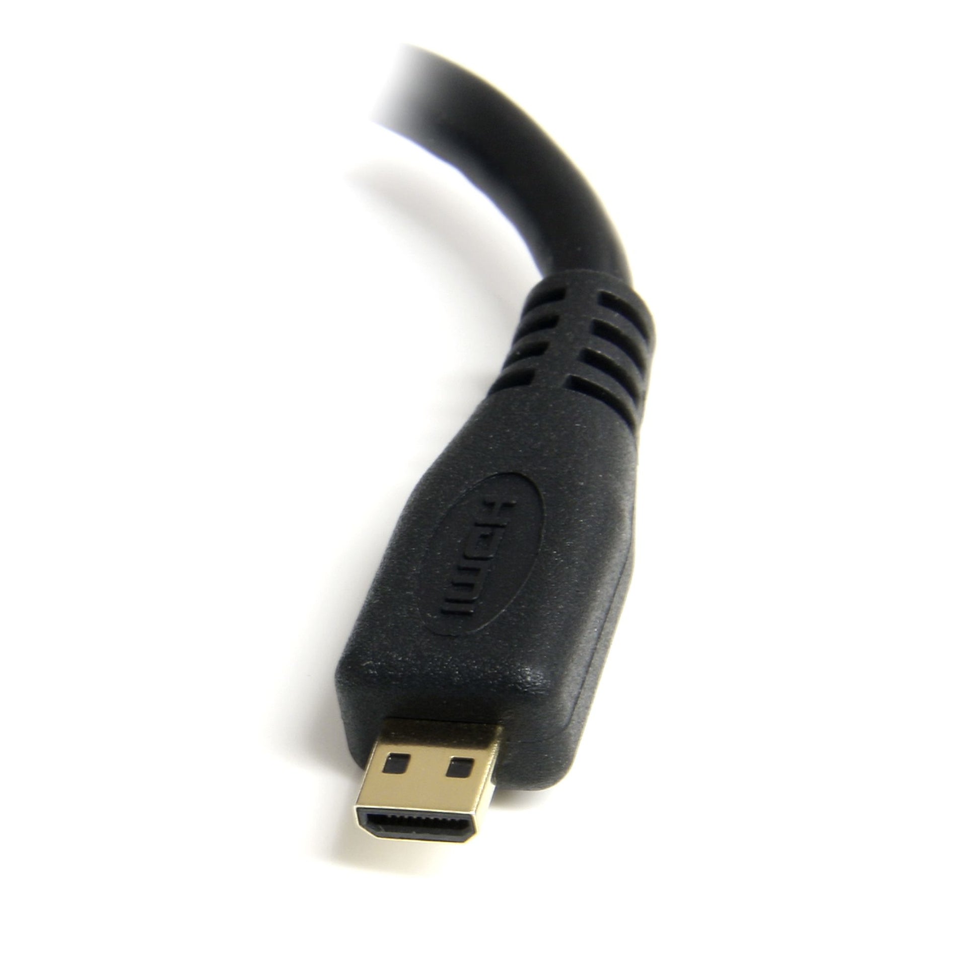 StarTech.com HDMI zu Micro-HDMI Adapter – 4K (3840 × 2160) @ 120 Hz, HDMI 1.4b, 0,127 m, ARC, HDCP – Schwarz