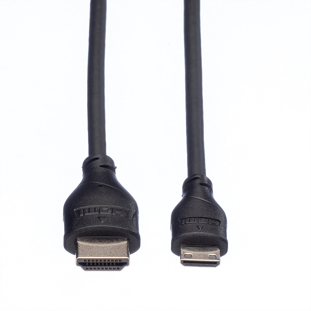 ROLINE Mini-HDMI auf HDMI Kabel HDMI 1.4 4K 30 Hz – 2 m – ARC, Ethernet