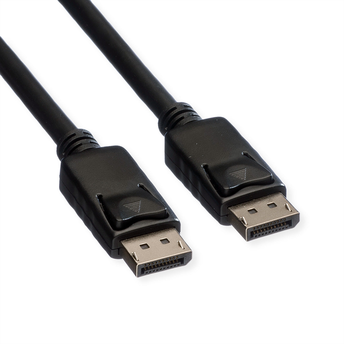 ROLINE DisplayPort Kabel DP 1.2 4K 60 Hz – 7,5 m – verriegelbar