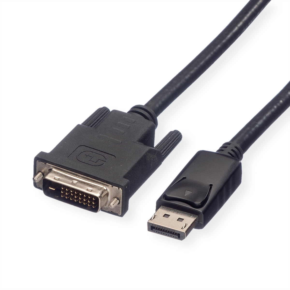 ROLINE DisplayPort auf DVI Kabel DP 1.1 2560×1600 – 2 m – verriegelbar