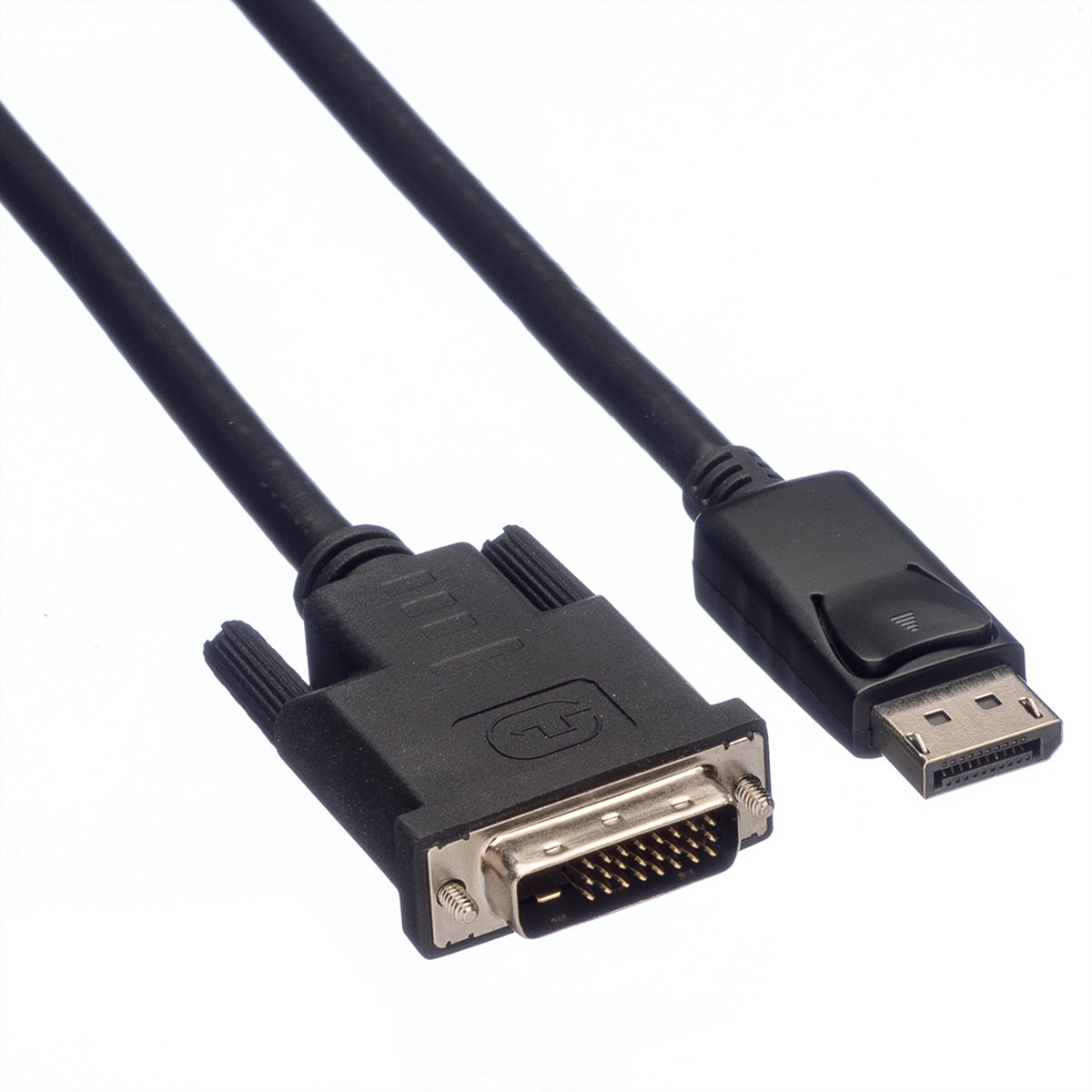 ROLINE DisplayPort auf DVI Kabel DP 1.1 2560×1600 – 2 m – verriegelbar