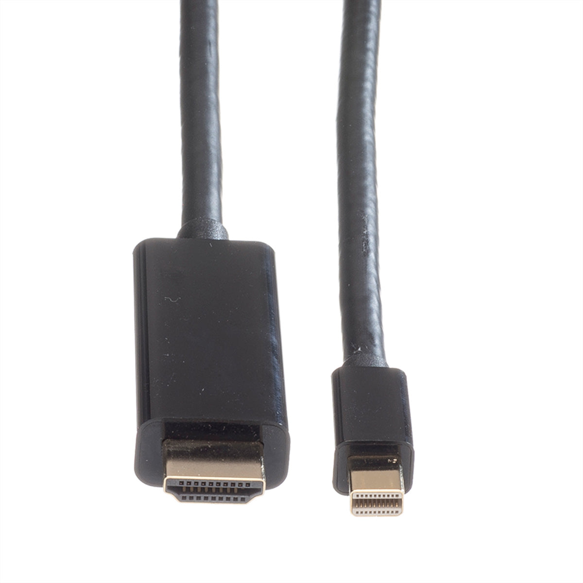 ROLINE Mini DisplayPort auf HDMI Kabel DP 1.2 4K 60 Hz – 1 m – für Geräte mit HDMI-Eingang