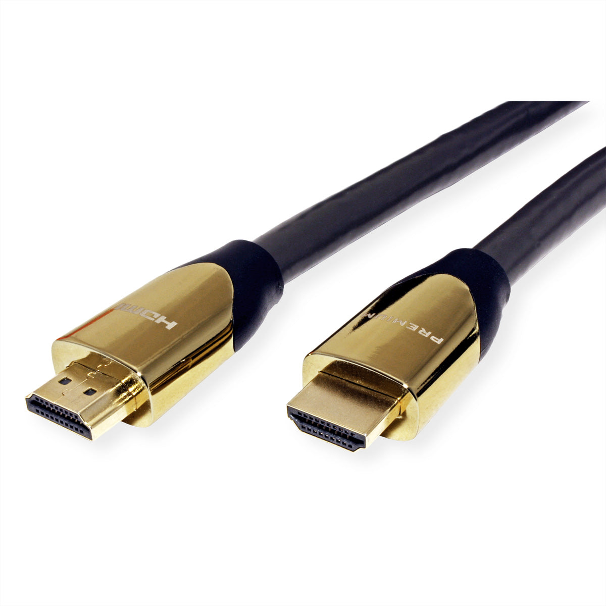 ROLINE HDMI Kabel (A–A, M–M) HDMI 2.0 4K 60 Hz – 7,5 m – ARC, Ethernet