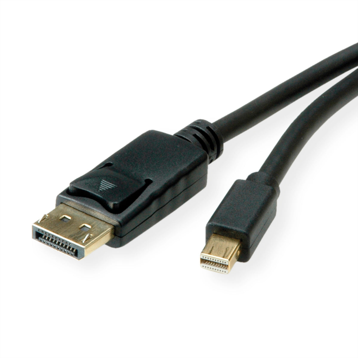 ROLINE Mini-DP auf DP Kabel DP 1.4 8K 60 Hz – 2 m – für Geräte mit Mini-DP/DP