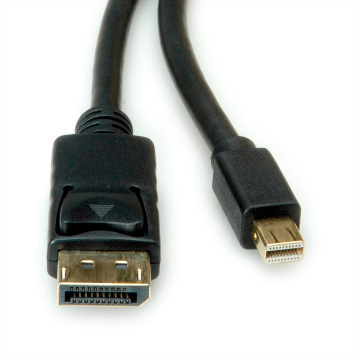 ROLINE Mini-DP auf DP Kabel DP 1.4 8K 60 Hz – 2 m – für Geräte mit Mini-DP/DP
