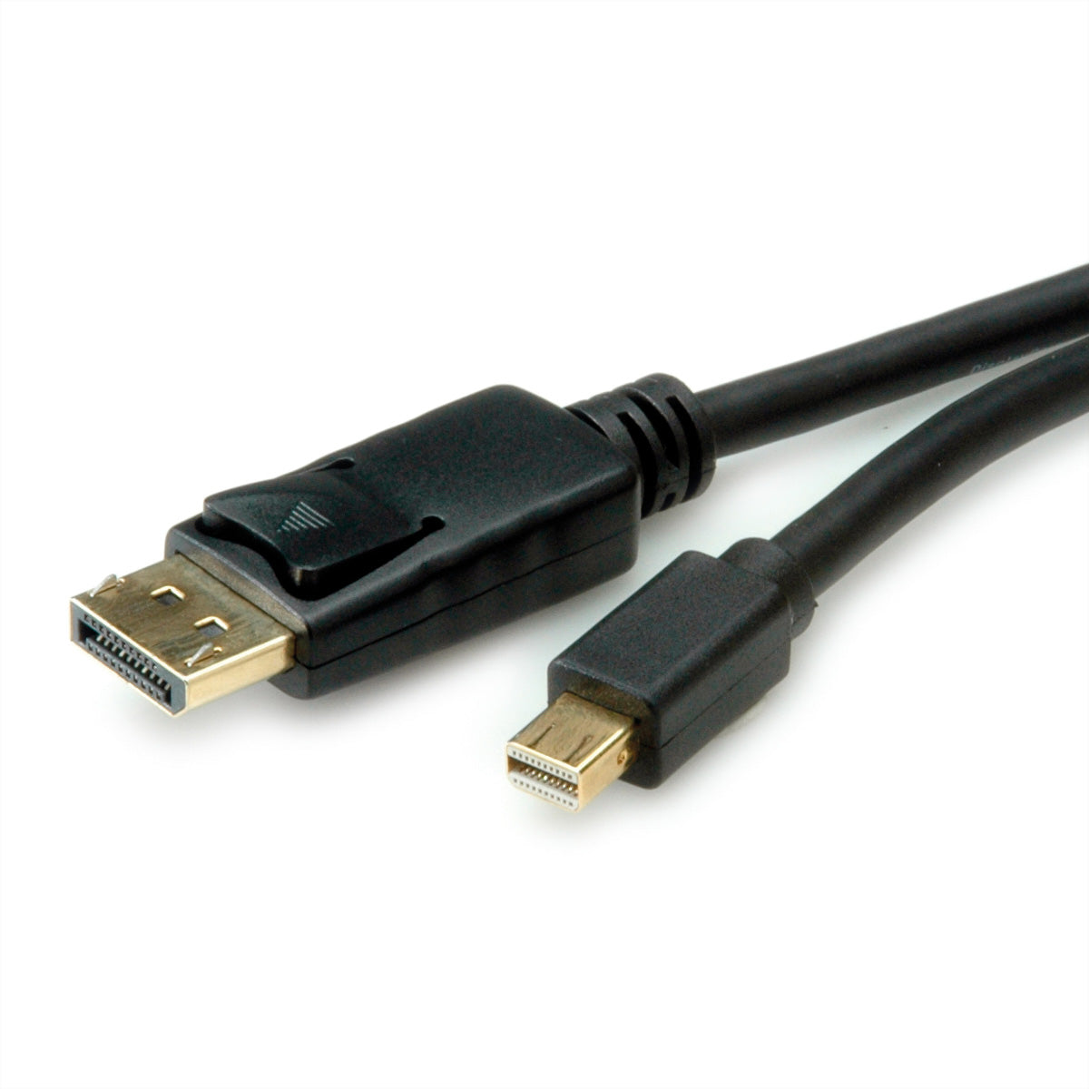 ROLINE Mini-DP auf DP Kabel DP 1.4 8K 60 Hz – 2 m – für Geräte mit Mini-DP/DP