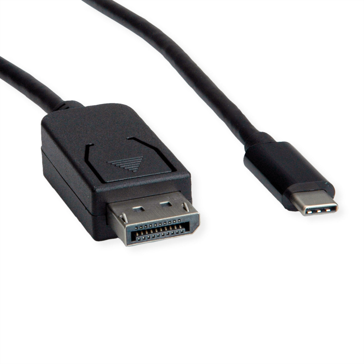 ROLINE USB-C auf DisplayPort Kabel DP 1.4 8K 60 Hz – 1 m – für Geräte mit USB-C (DisplayPort-Alt-Modus)