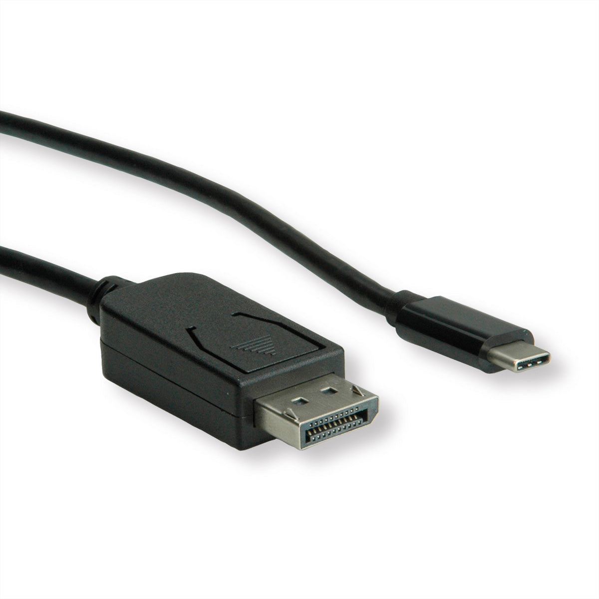 ROLINE USB-C auf DisplayPort Kabel DP 1.2 4K 60 Hz – 2 m – für MacBook, Notebook, PC
