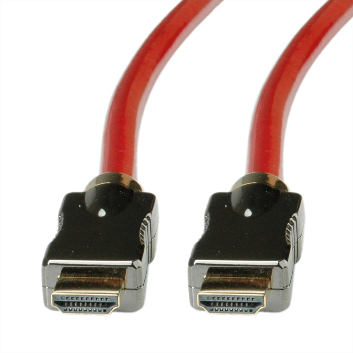 ROLINE HDMI Kabel HDMI 2.1 8K 60 Hz – 3 m – ARC, Ethernet – Rot