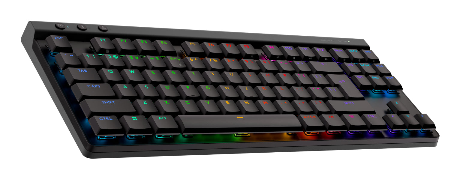 Logitech G G515 LIGHTSPEED – Tastatur TKL – Mechanisch, RGB – Bluetooth & 2,4 GHz (Nano-Empfänger) – Schwarz