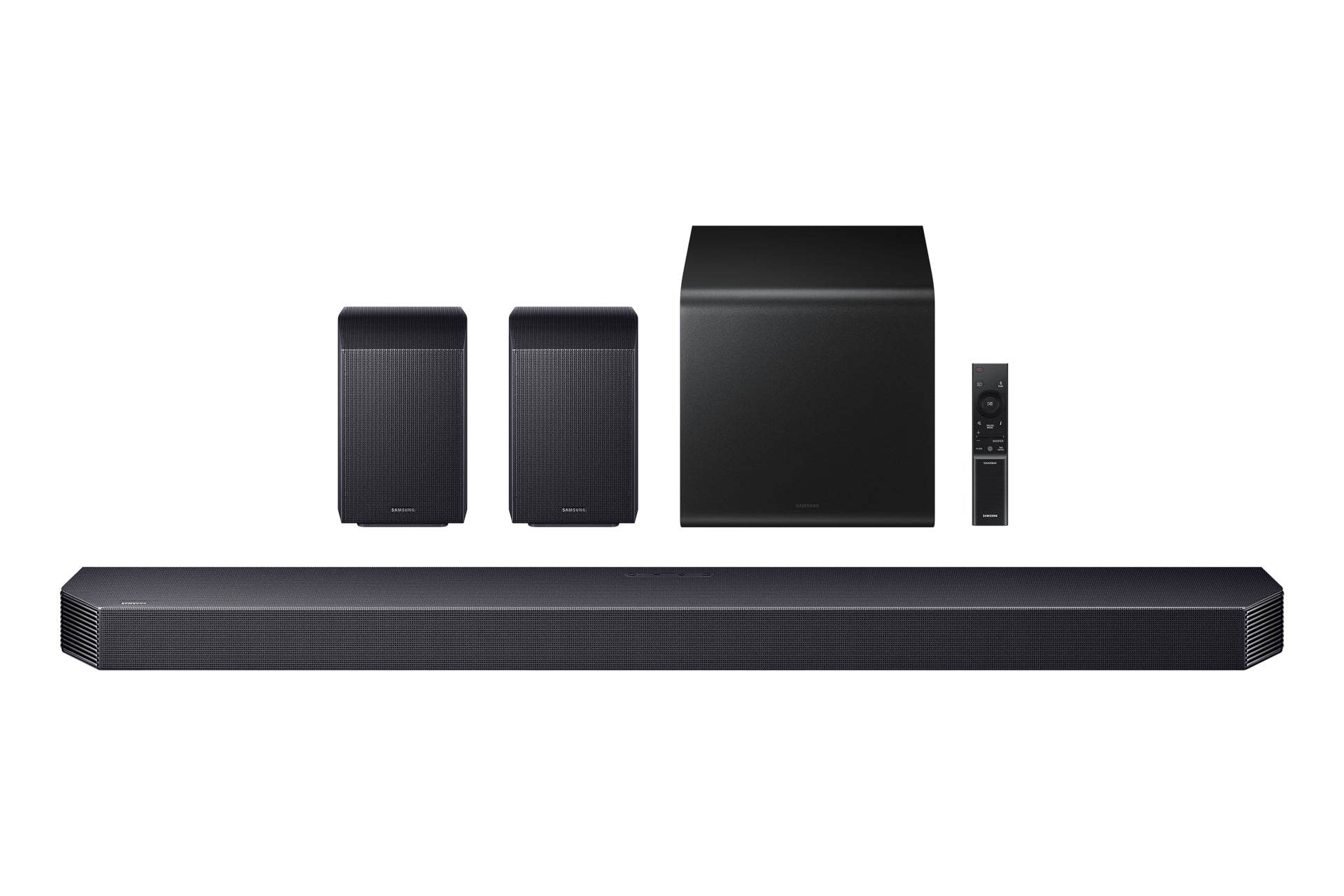 Samsung Q-Serie HW-Q930F – Soundbar mit kabellosem Subwoofer – 9.1.4, 42 W, AirPlay 2 u. a., Schwarz