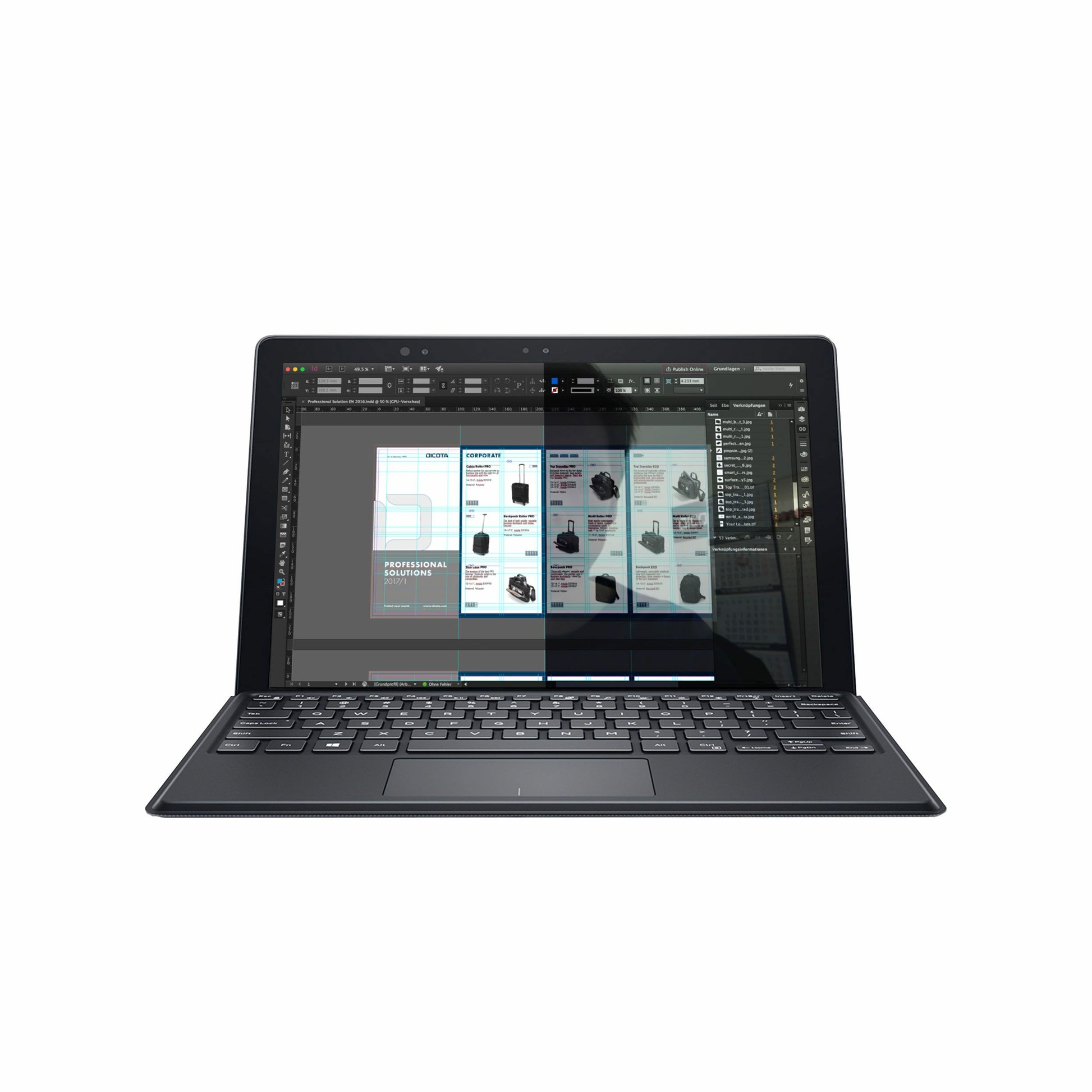DICOTA Blickschutzfilter für Dell Latitude 5285 12,3" – 288 × 205 mm