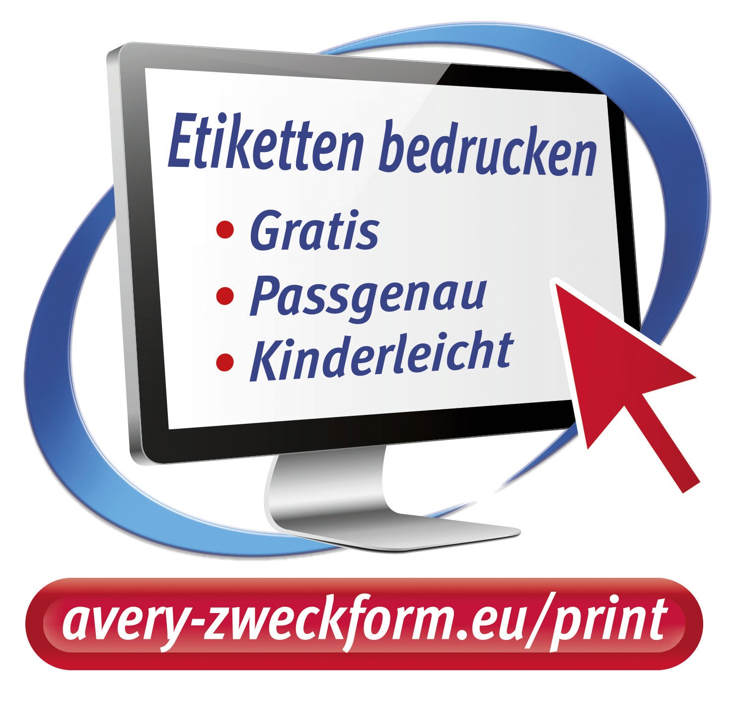 Avery 6122 – Etiketten A4 70 × 36 mm – permanent haftend – Laser/Inkjet – 10 pro Blatt, 24 Blätter
