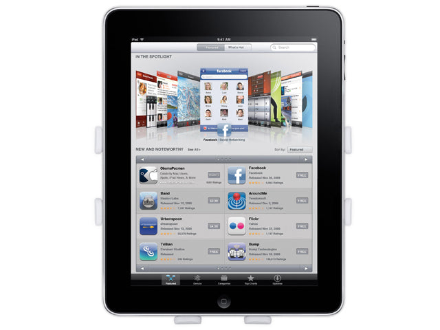 Multibrackets Tablet-Tischhalterung – bis 12" – Weiss
