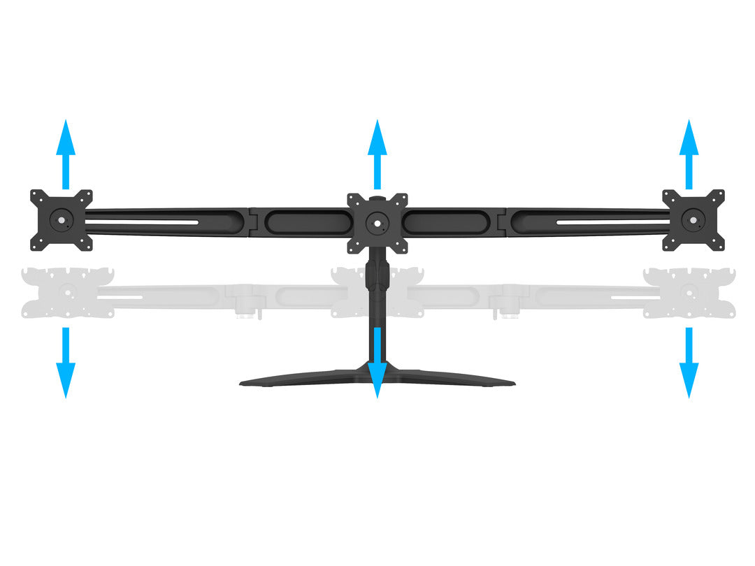 Multibrackets EX Kit Triple – Zubehör: Erweiterungs-Kit – für Bildschirme bis 24", schwarz