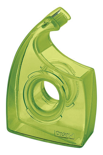 tesa Handabroller Easy Cut ecoLogo – für Rollenbreite bis 19 mm, für Bandlänge bis 33 m, Metallmesser