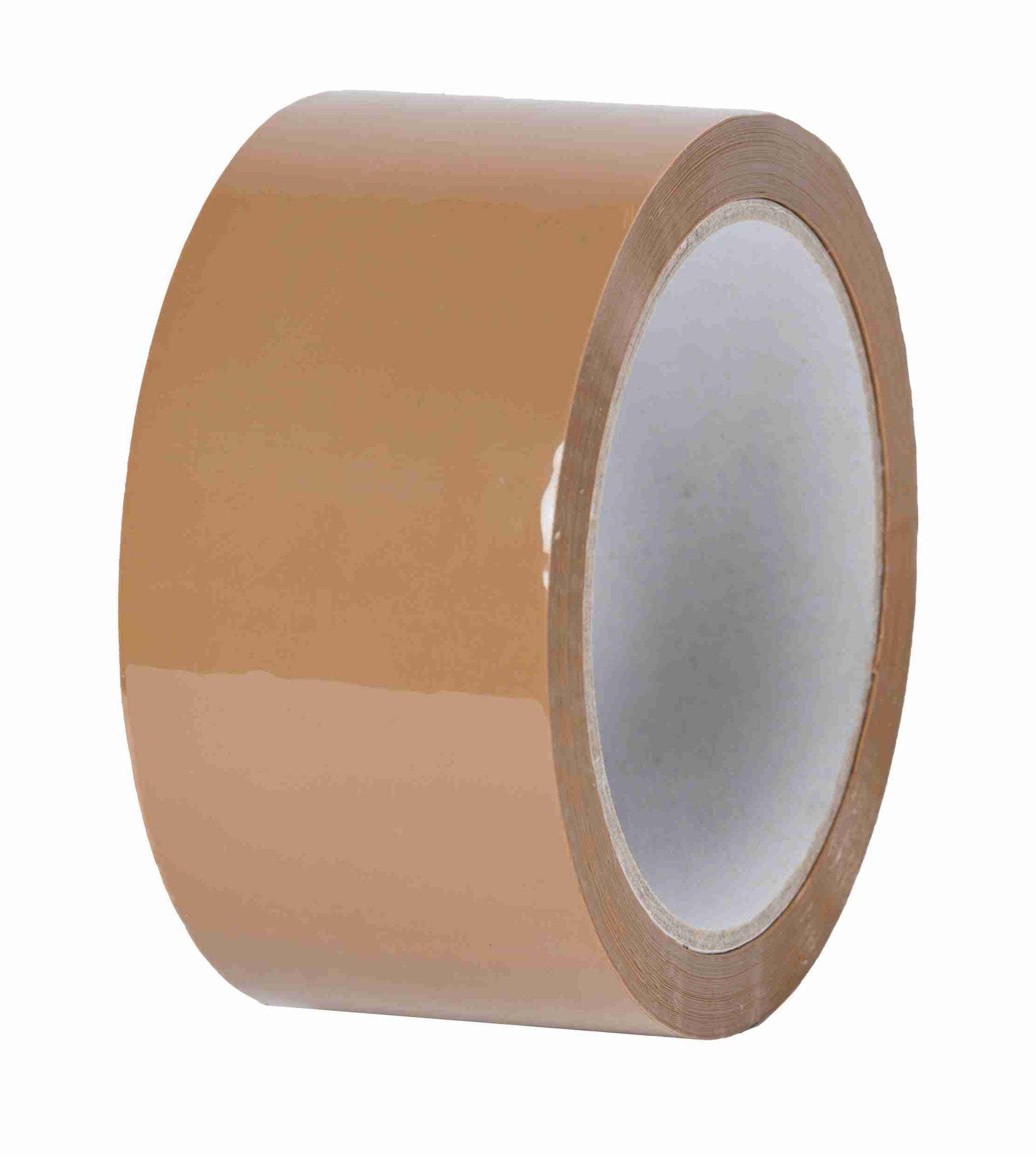 Verpackungsklebeband, PP, braun – 50 mm × 66 m – 1 Stk., ab 10 Stk.