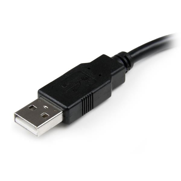 StarTech.com USB-A Verlängerungskabel (Stecker auf Buchse) – USB 2.0 (480 Mbit/s) – 0,152 m – Schwarz