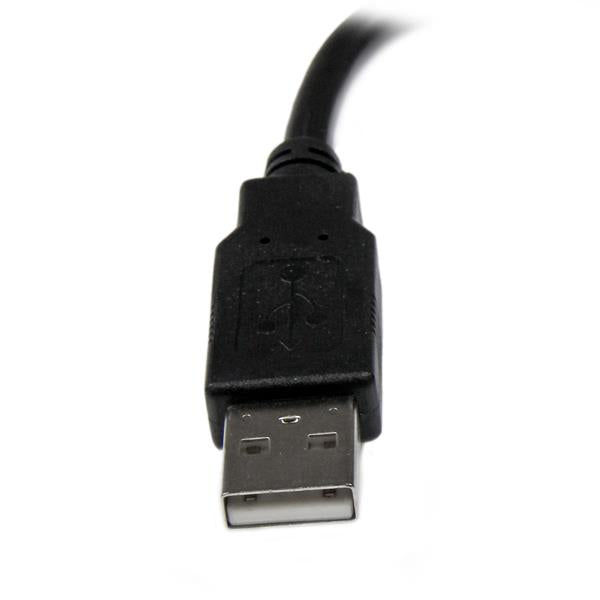 StarTech.com USB-A Verlängerungskabel (Stecker auf Buchse) – USB 2.0 (480 Mbit/s) – 0,152 m – Schwarz
