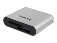 Kingston Technology Kingston – USB-Kartenleser USB-C – SD/SDHC/SDXC – USB 3.2 Gen 1 (5 Gbit/s) – Schwarz/Silber – für Windows, Mac
