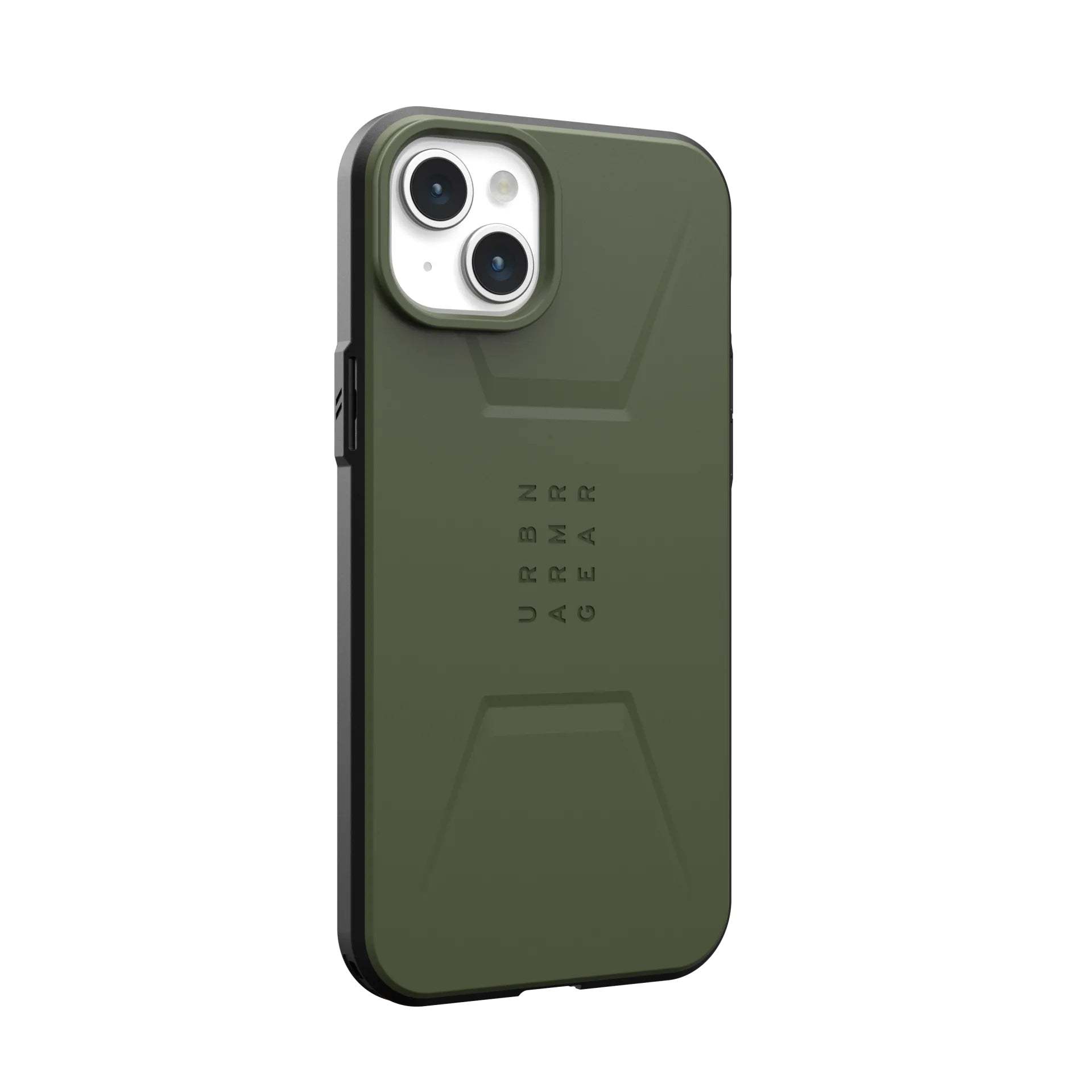 Urban Armor Gear UAG – Backcover Civilian – für Apple iPhone 15 Plus – Olivgrün – MagSafe-kompatibel