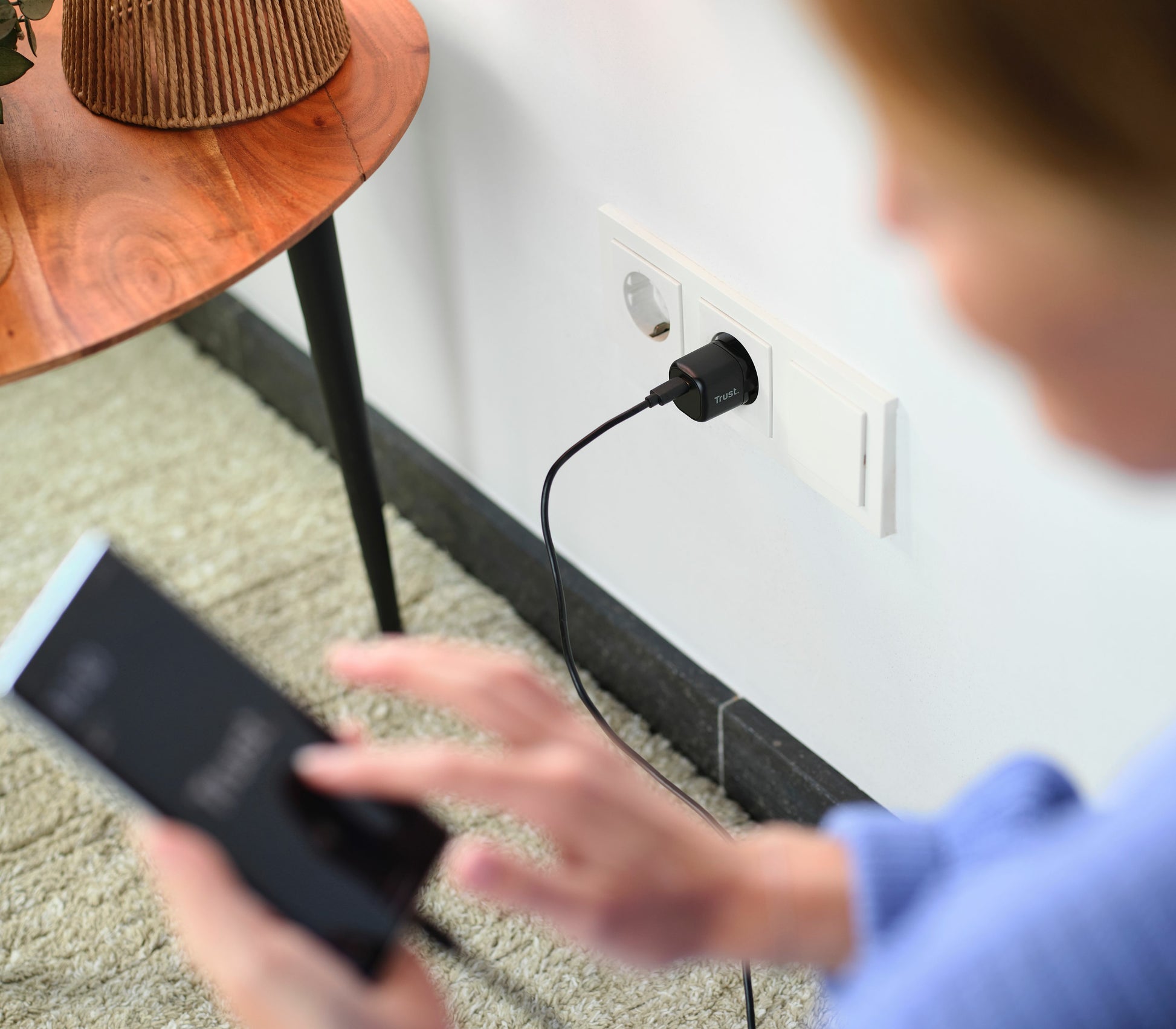 Trust Maxo USB-Ladegerät 20 W – USB-C×1 – PD 3.0, PPS – EU-Stecker (Typ C) – für USB-C-Geräte