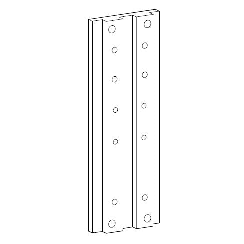 Ergotron Montageset Serie 100/200/300/400 – VESA-Adapterplatte – Wand – Silber – für Ergotron LX, MX, 400 (u. a.)