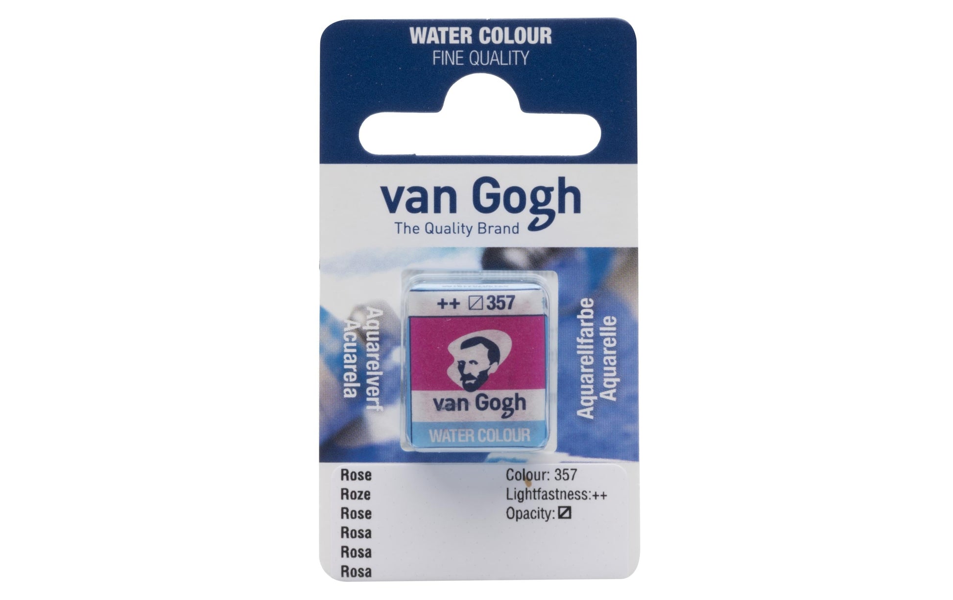 Van Gogh Aquarellfarbe – Pink 357, halbtransparent – 10 ml (Napf)