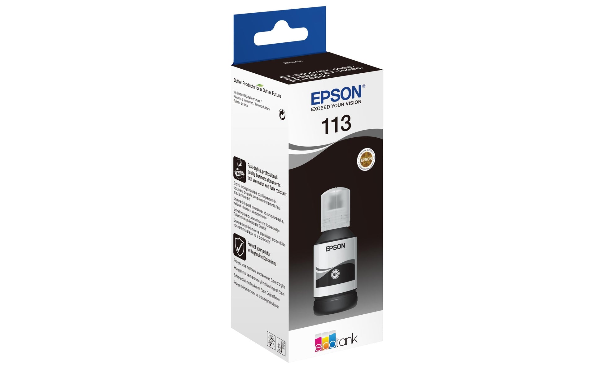 Epson Tintenpatrone, Schwarz, 7'500 Seiten – für Inkjetdrucker/Multifunktionsgeräte