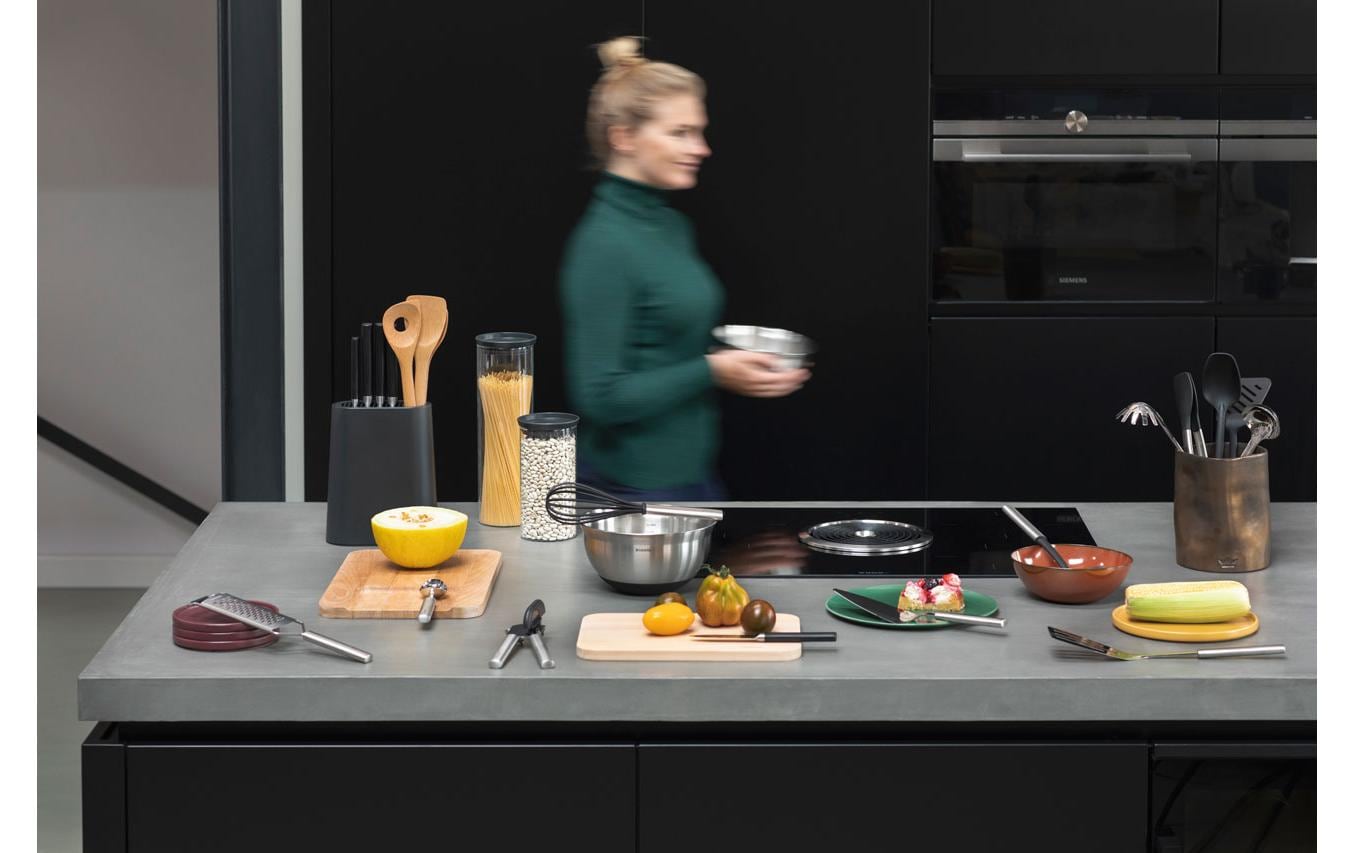 Brabantia Schöpflöffel 33,5 cm, Kunststoff, Schwarz/Silber, Spülmaschinenfest