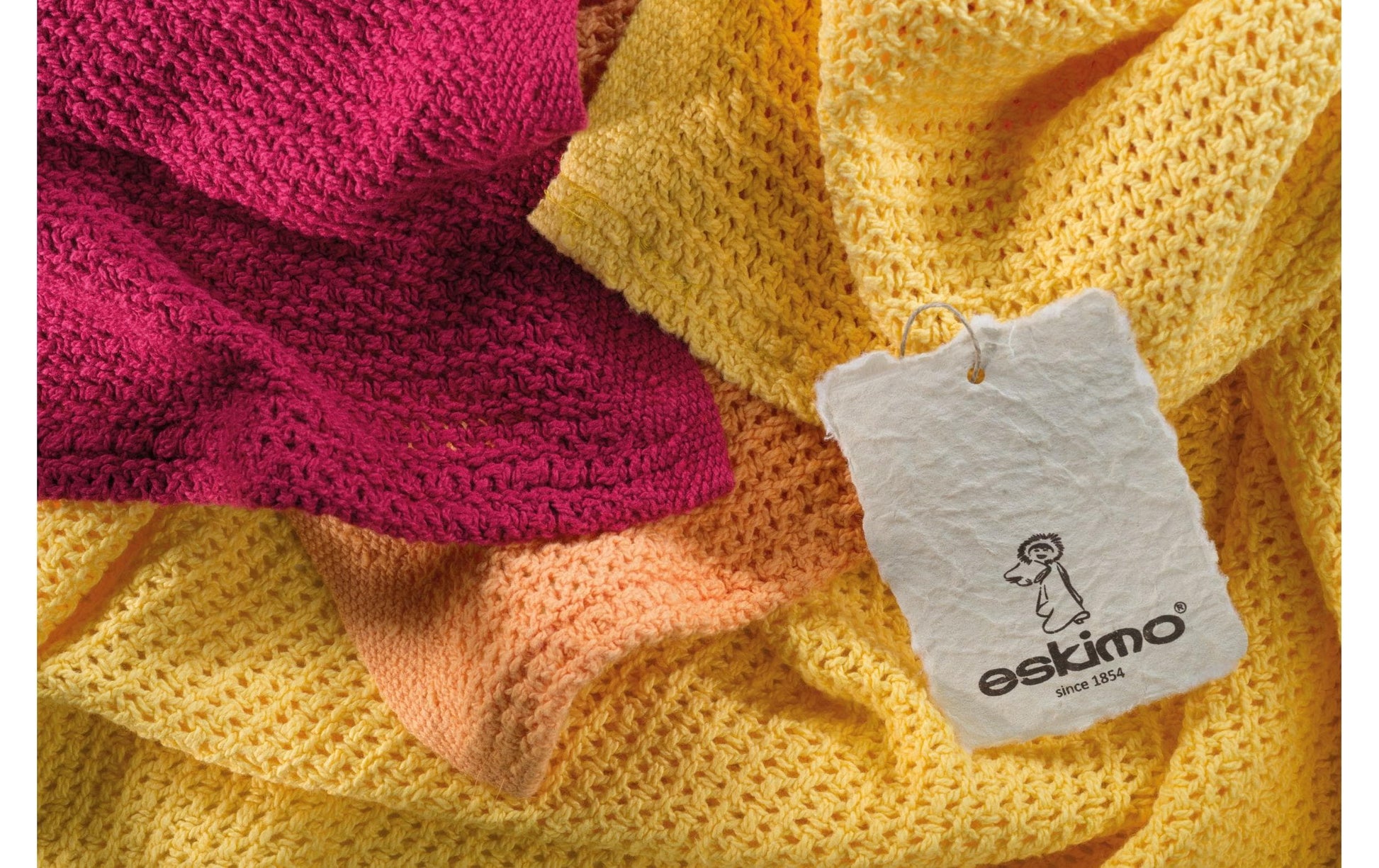 Eskimo Wohndecke Summer Dream – 150 × 210 cm, Baumwolle, Sand