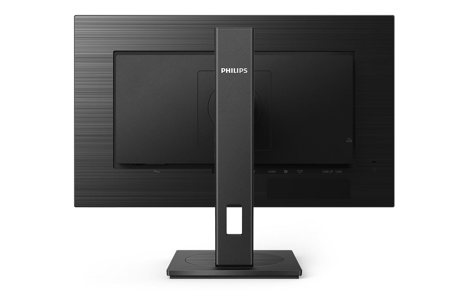 Philips 245B1/00 – Monitor, 23,8", IPS, 75 Hz, 250 cd/m², USB-Hub (4× USB 3.0), VESA 100 × 100, Schwarz