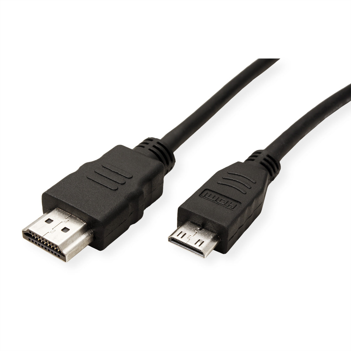 ROLINE GREEN Mini HDMI auf HDMI Kabel HDMI High Speed – 4K 30 Hz – 2 m – ARC, Ethernet