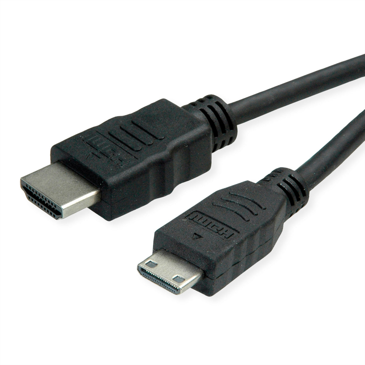 ROLINE GREEN Mini HDMI auf HDMI Kabel HDMI High Speed – 4K 30 Hz – 2 m – ARC, Ethernet